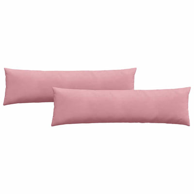 VidaXL Sofakissen 2 Stück rosa 145 x 40 cm Cordstoff