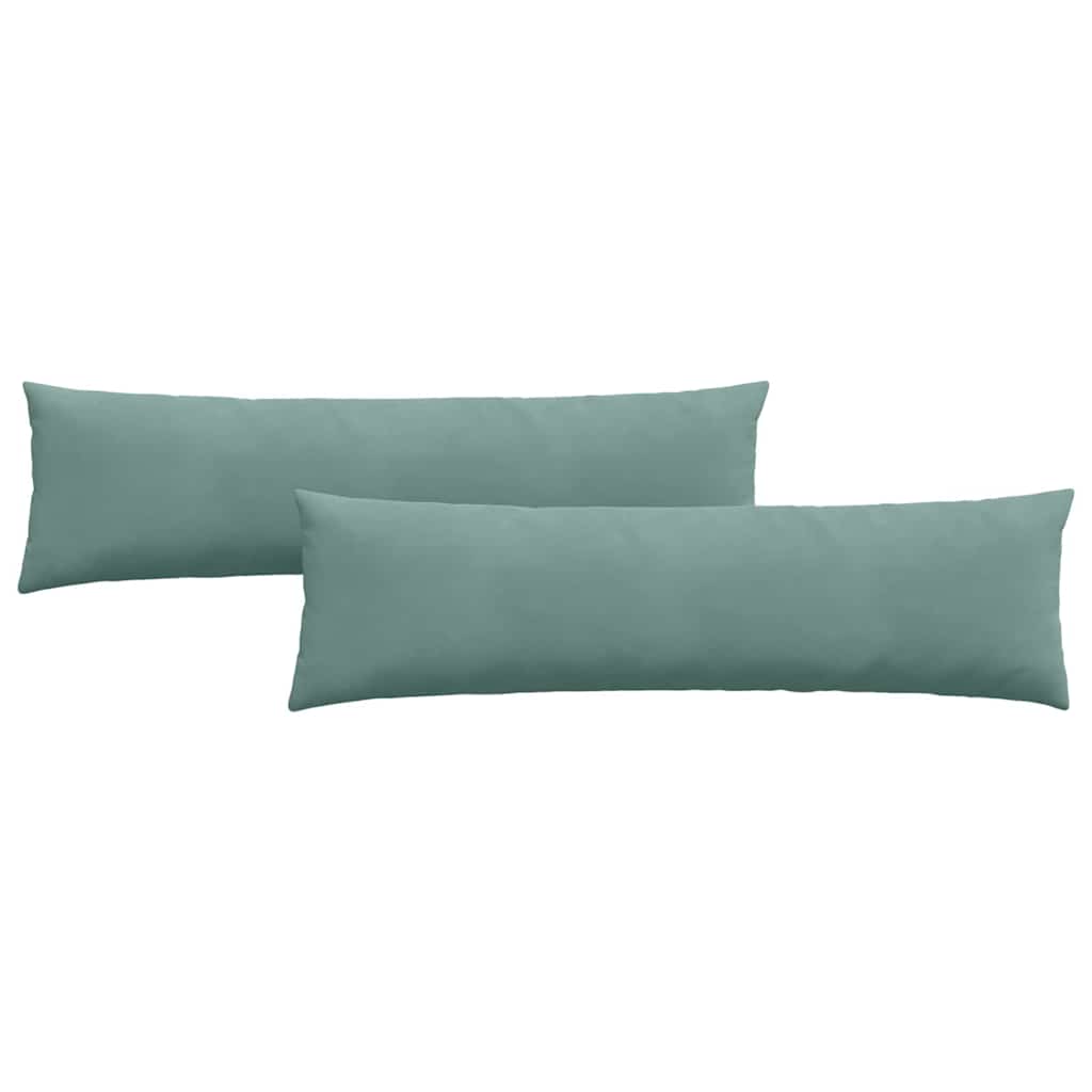 VidaXL Sofakissen 2 Stück Seegrün 145 x 40 cm Cordstoff