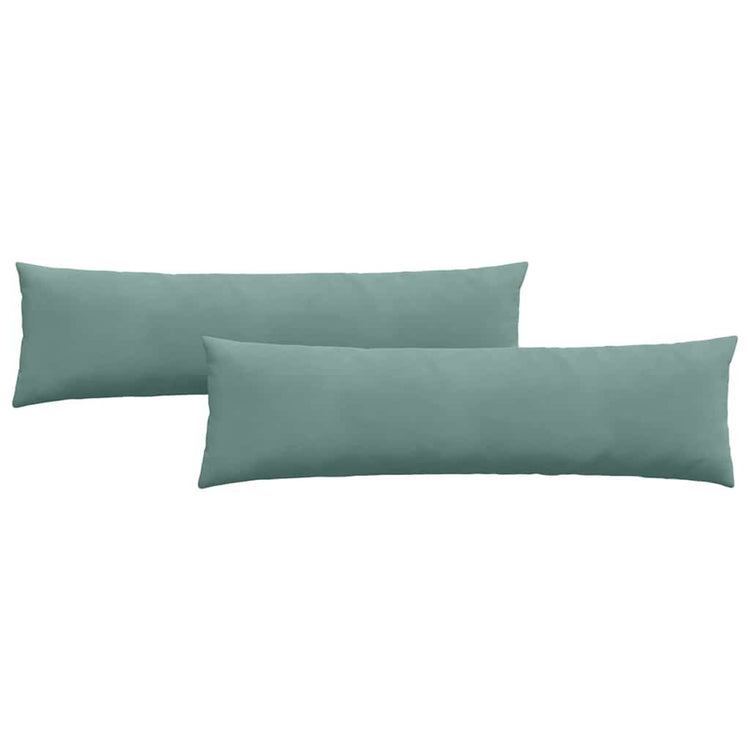 VidaXL Sofakissen 2 Stück Seegrün 145 x 40 cm Cordstoff