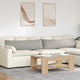 VidaXL Sofakissen 2 Stück hellgrau 145 x 40 cm Stoff