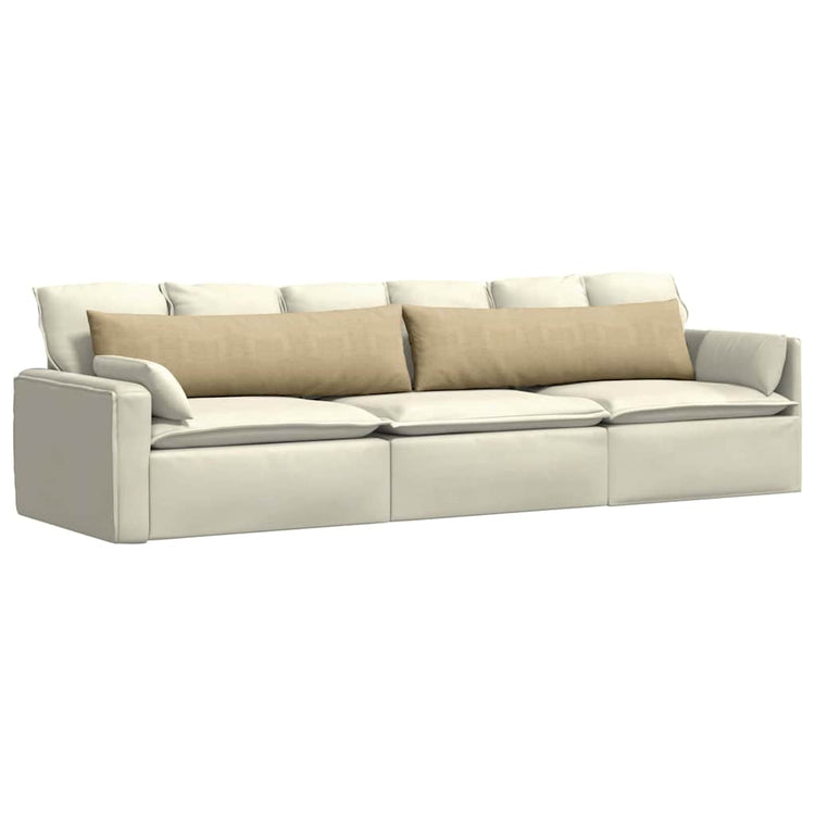 VidaXL Sofakissen 2 Stück Grau Grün 145 x 40 cm Cordstoff
