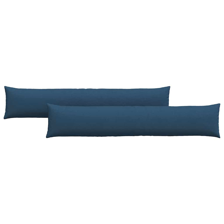 VidaXL Sofakissen 2 Stück blau 200 x 40 cm Stoff