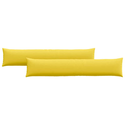 VidaXL Sofakissen 2 Stück hellgelb 200 x 40 cm Stoff