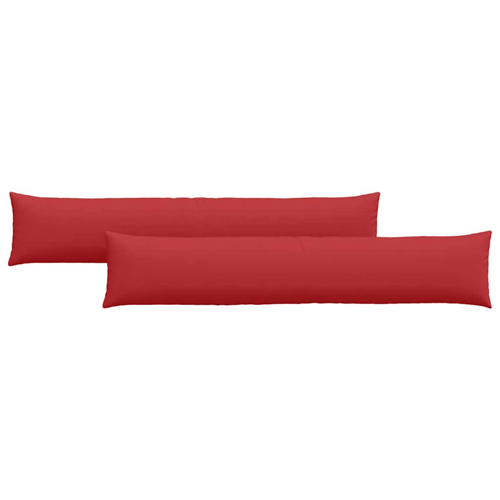 VidaXL Sofakissen 2 Stück rot 200 x 40 cm Stoff