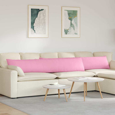 VidaXL Sofakissen 2 Stück rosa 200 x 40 cm Stoff