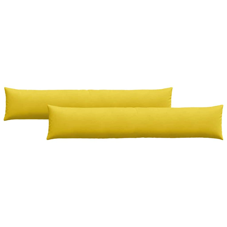 VidaXL Sofakissen 2 Stück Gelb 200 x 40 cm Cordstoff