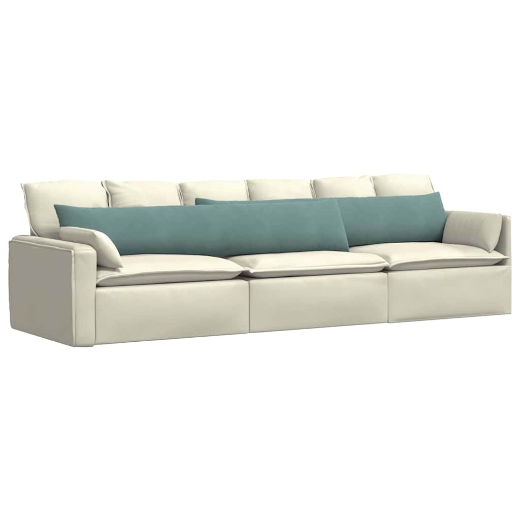 VidaXL Sofakissen 2 Stück Seegrün 200 x 40 cm Cordstoff