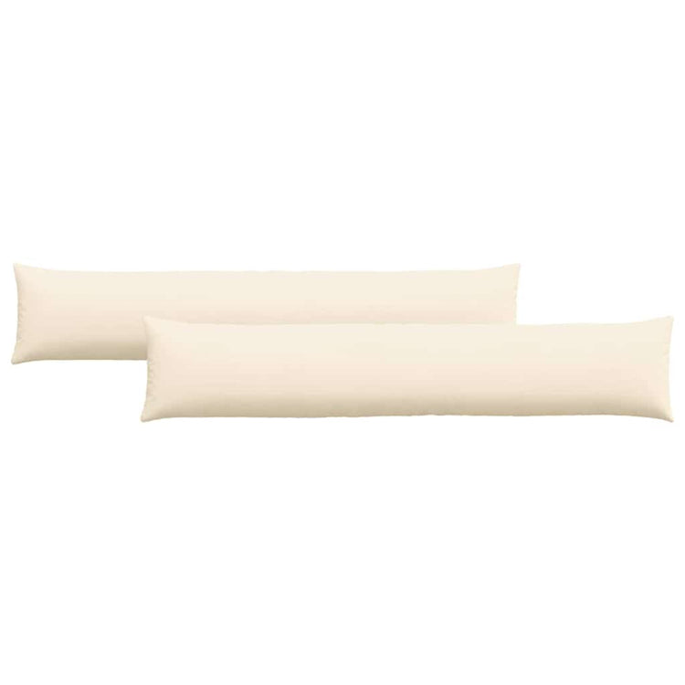 VidaXL Sofakissen 2 Stück Creme 200 x 40 cm Cordstoff