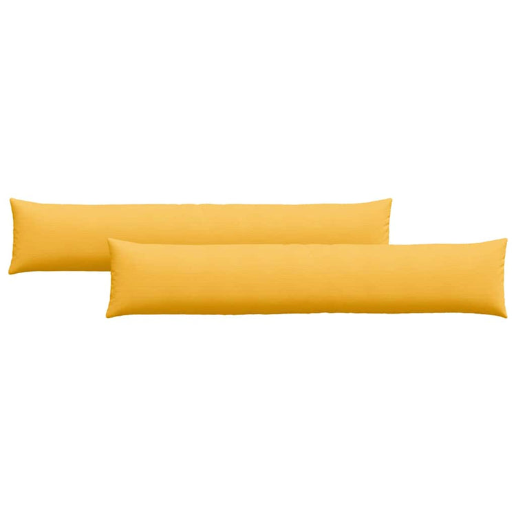 VidaXL Sofakissen 2 Stück Hellgelb 200 x 40 cm Cordstoff