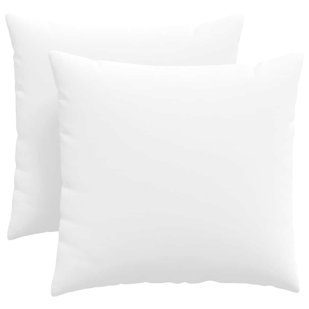 VidaXL Sofakissen 2 Stück weiß 45 x 45 cm Stoff