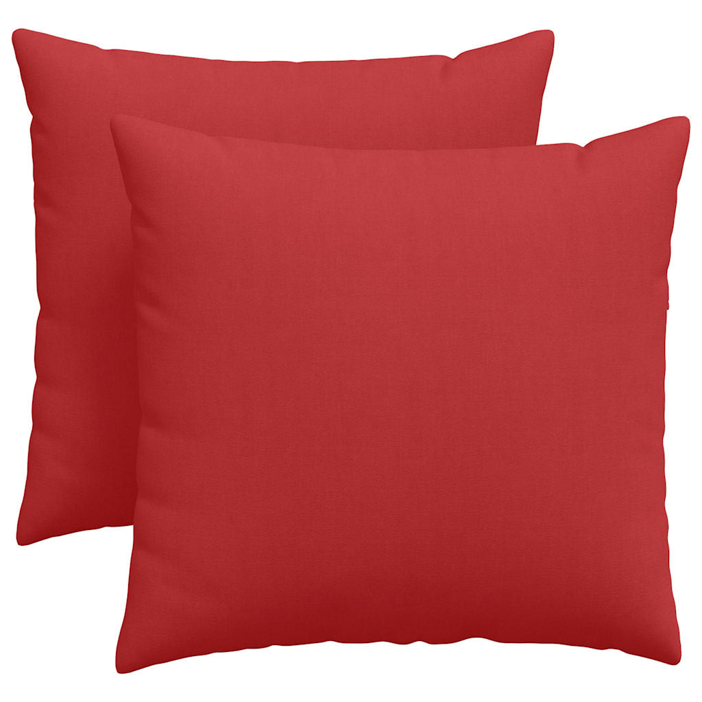 VidaXL Sofakissen 2 Stück rot 45 x 45 cm Stoff