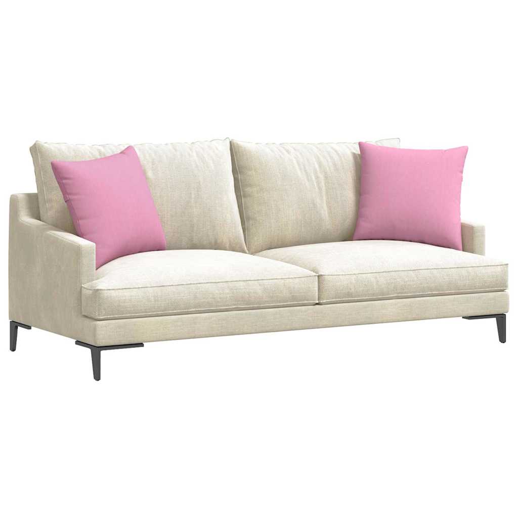 VidaXL Sofakissen 2 Stück rosa 45 x 45 cm Stoff