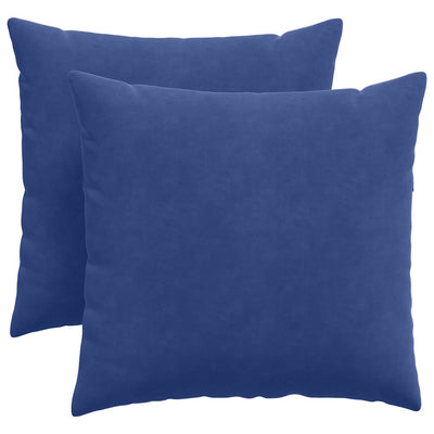 VidaXL Sofakissen, 2 Stück, Polizeiblau, 45 x 45 cm Cordstoff
