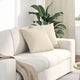 VidaXL Sofakissen 2 Stück Beige 45 x 45 cm Stoff