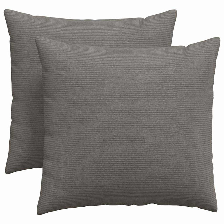 VidaXL sofa cushions 2 pieces light gray 45 x 45 cm cord fabric