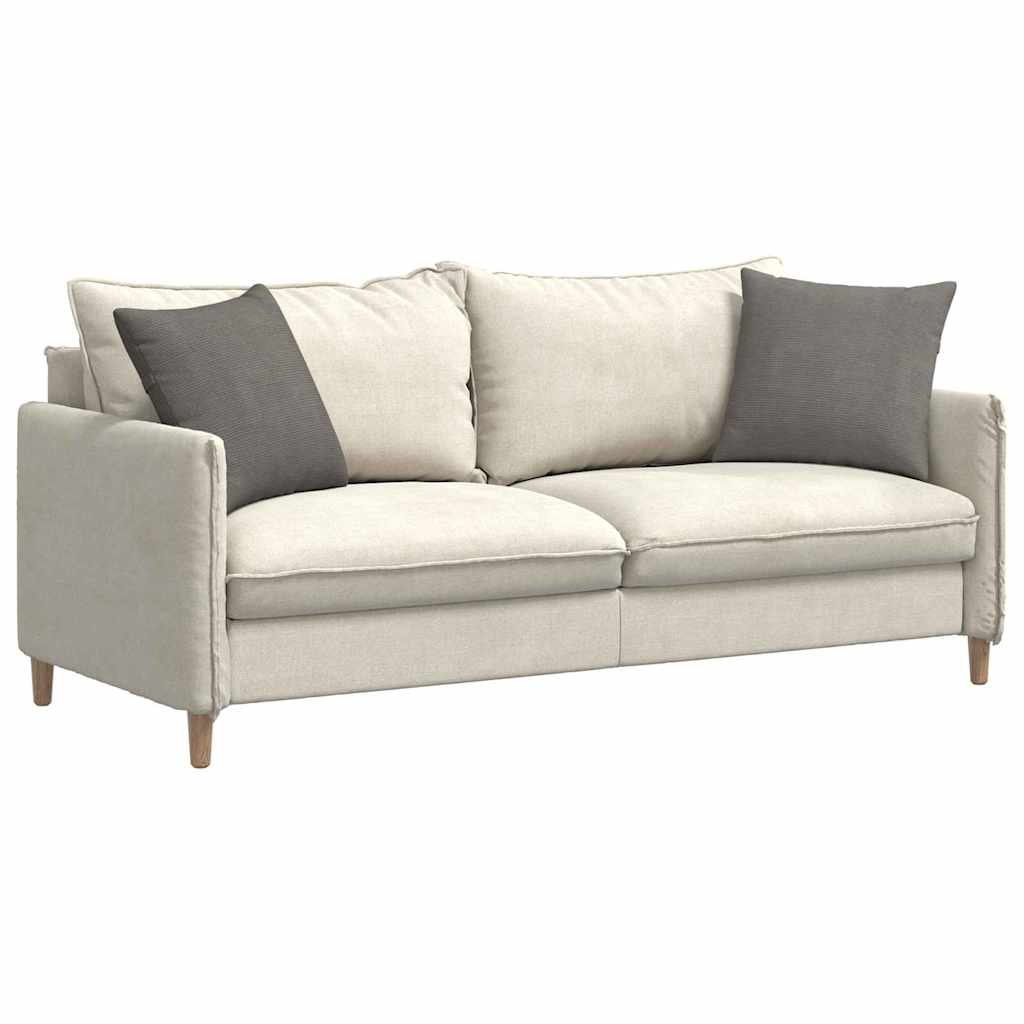 VidaXL sofa cushions 2 pieces light gray 45 x 45 cm cord fabric
