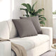 VidaXL Sofakissen 2 Stk. Taupe 50 x 50 cm Stoff