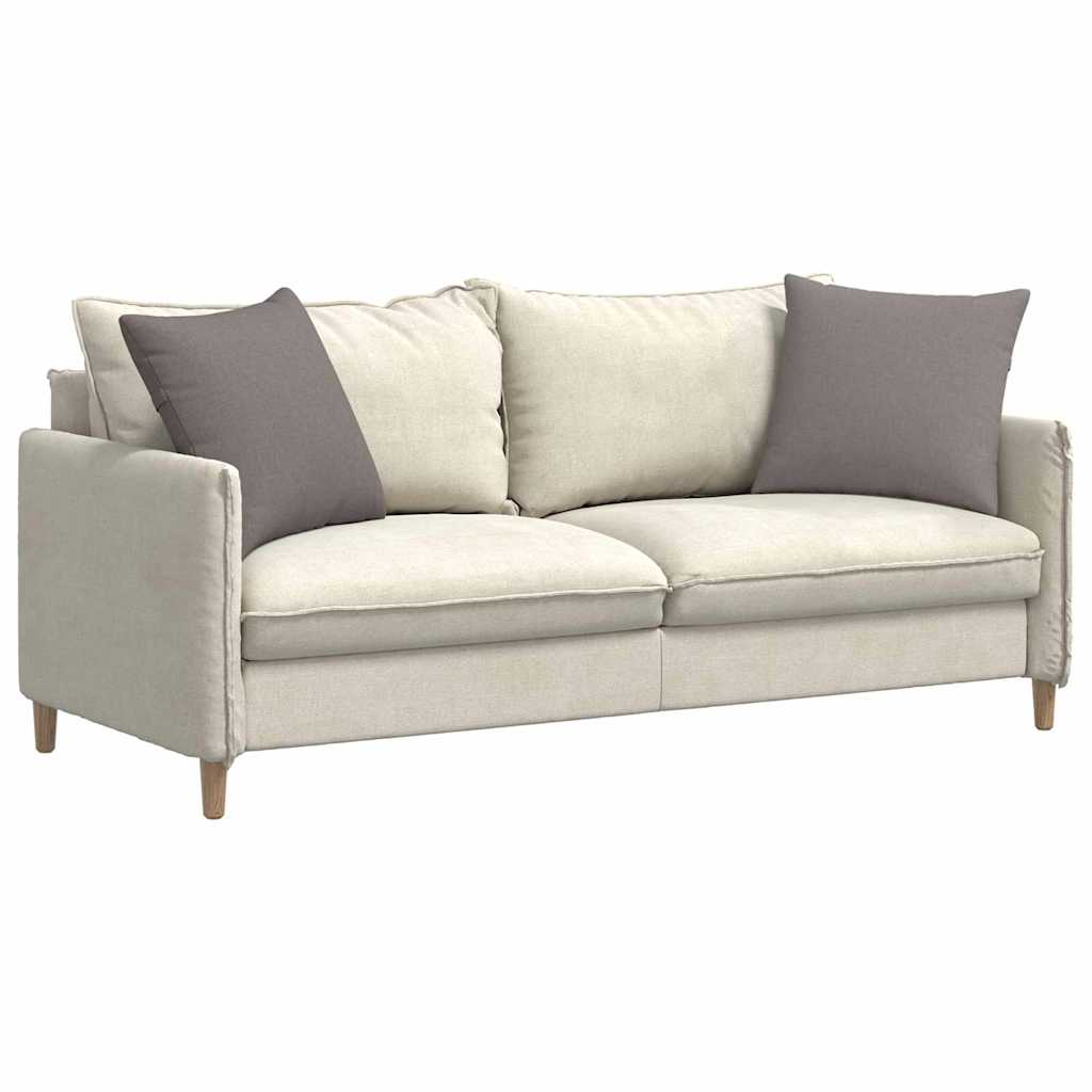 VidaXL Sofakissen 2 Stk. Taupe 50 x 50 cm Stoff