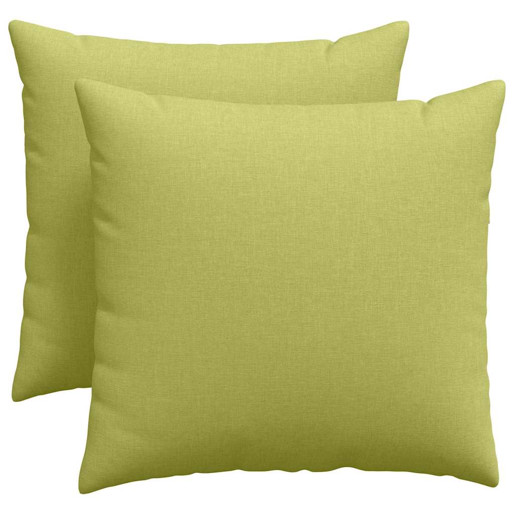 VidaXL Sofakissen 2 Stück hellgrün 50 x 50 cm Stoff