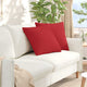 VidaXL Sofakissen 2 Stück rot 50 x 50 cm Stoff