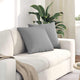 VidaXL Sofakissen 2 Stk. Wolkengrau 50 x 50 cm Stoff