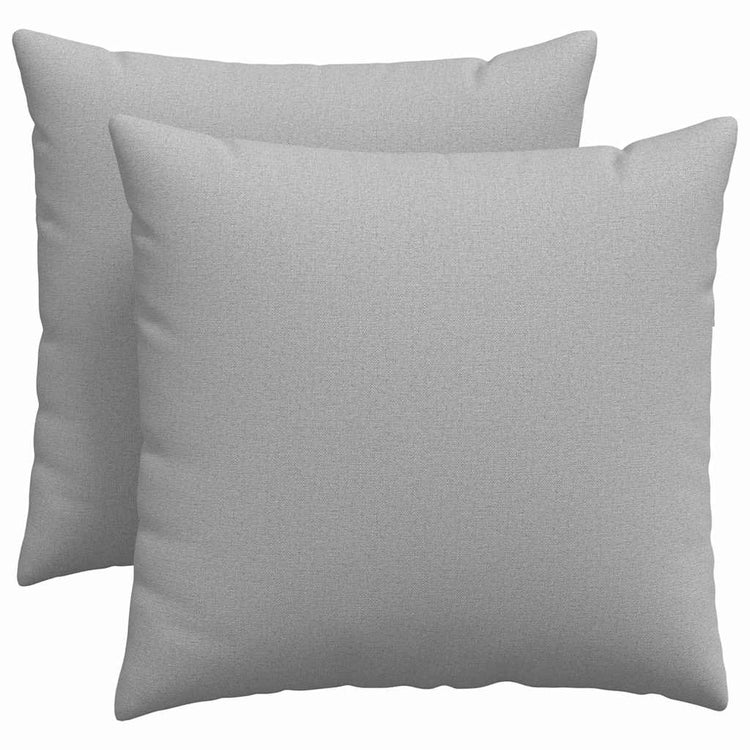 VidaXL Sofakissen 2 Stk. Wolkengrau 50 x 50 cm Stoff