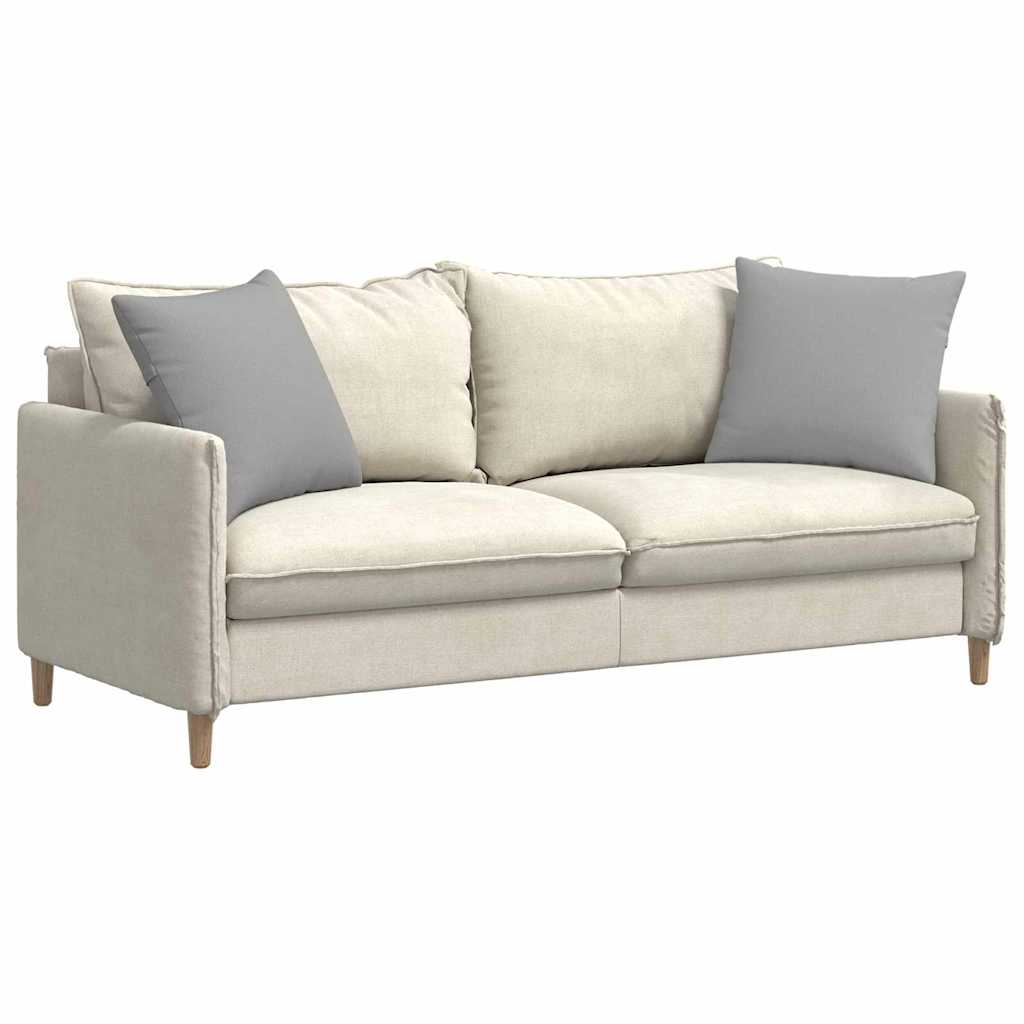 VidaXL Sofakissen 2 Stk. Wolkengrau 50 x 50 cm Stoff