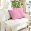 VidaXL Sofakissen 2 Stück rosa 50 x 50 cm Stoff