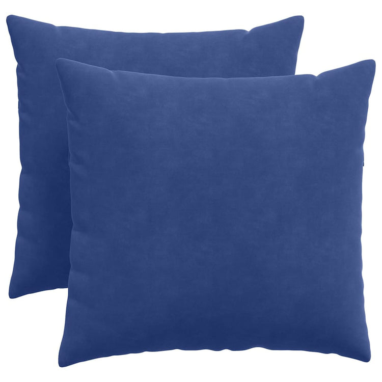 VidaXL Sofakissen, 2 Stück, Polizeiblau, 50 x 50 cm Cordstoff
