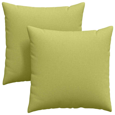 VidaXL Sofakissen 2 Stück hellgrün 60 x 60 cm Stoff