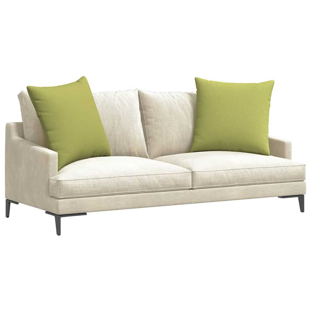VidaXL Sofakissen 2 Stück hellgrün 60 x 60 cm Stoff
