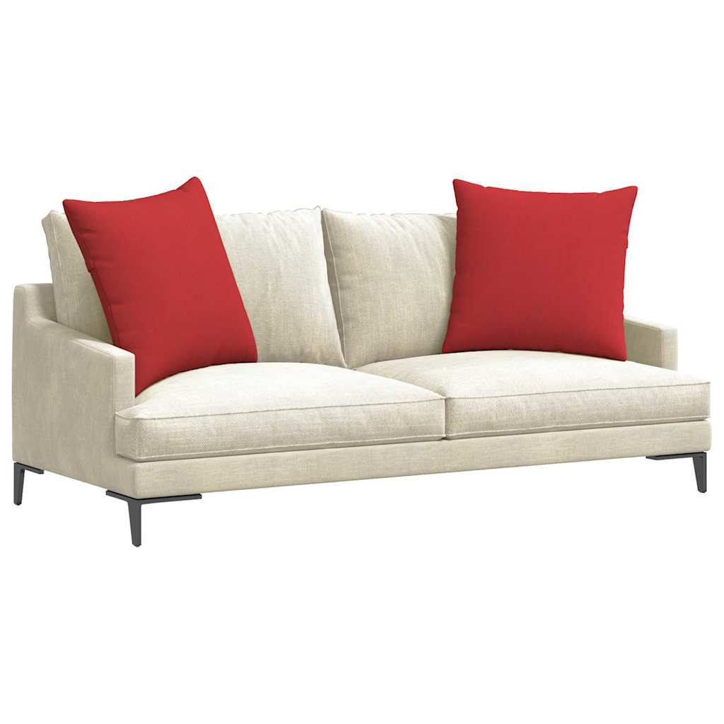 VidaXL Sofakissen 2 Stück rot 60 x 60 cm Stoff