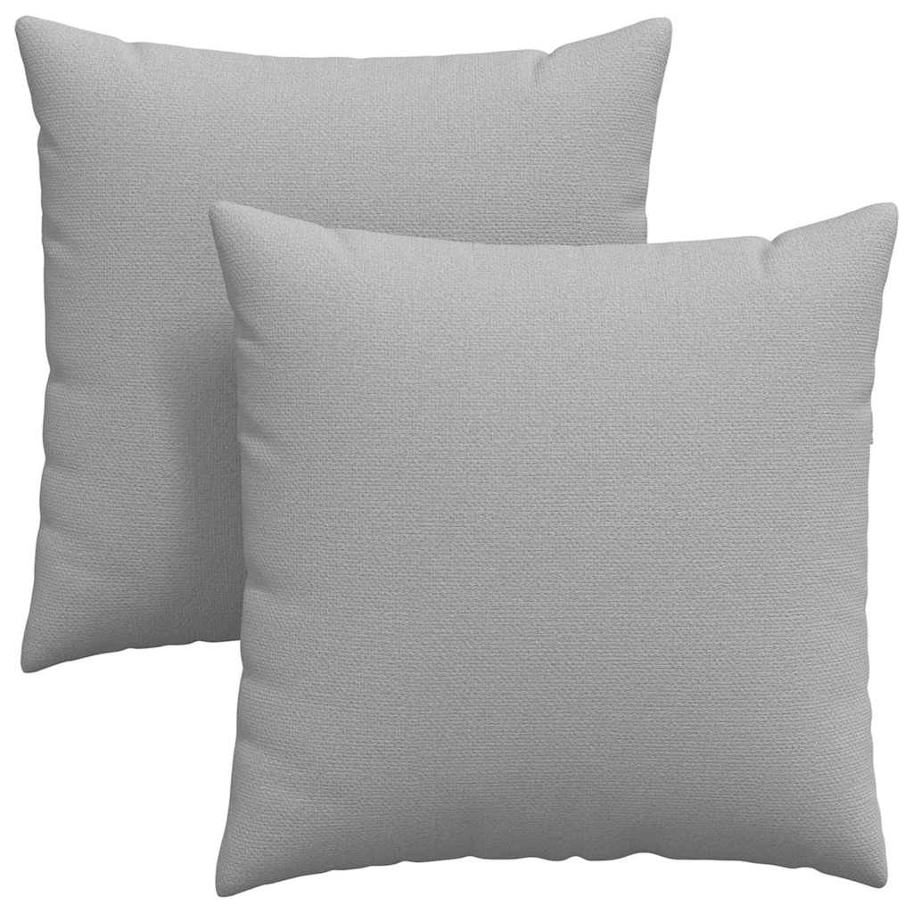 VidaXL sofa cushions 2 pcs cloud gray 60 x 60 cm fabric
