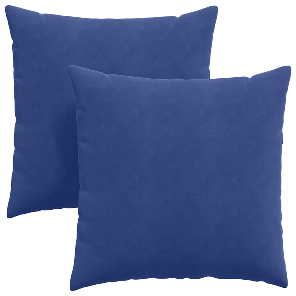 VidaXL Sofakissen, 2 Stück, Polizeiblau, 60 x 60 cm Cordstoff