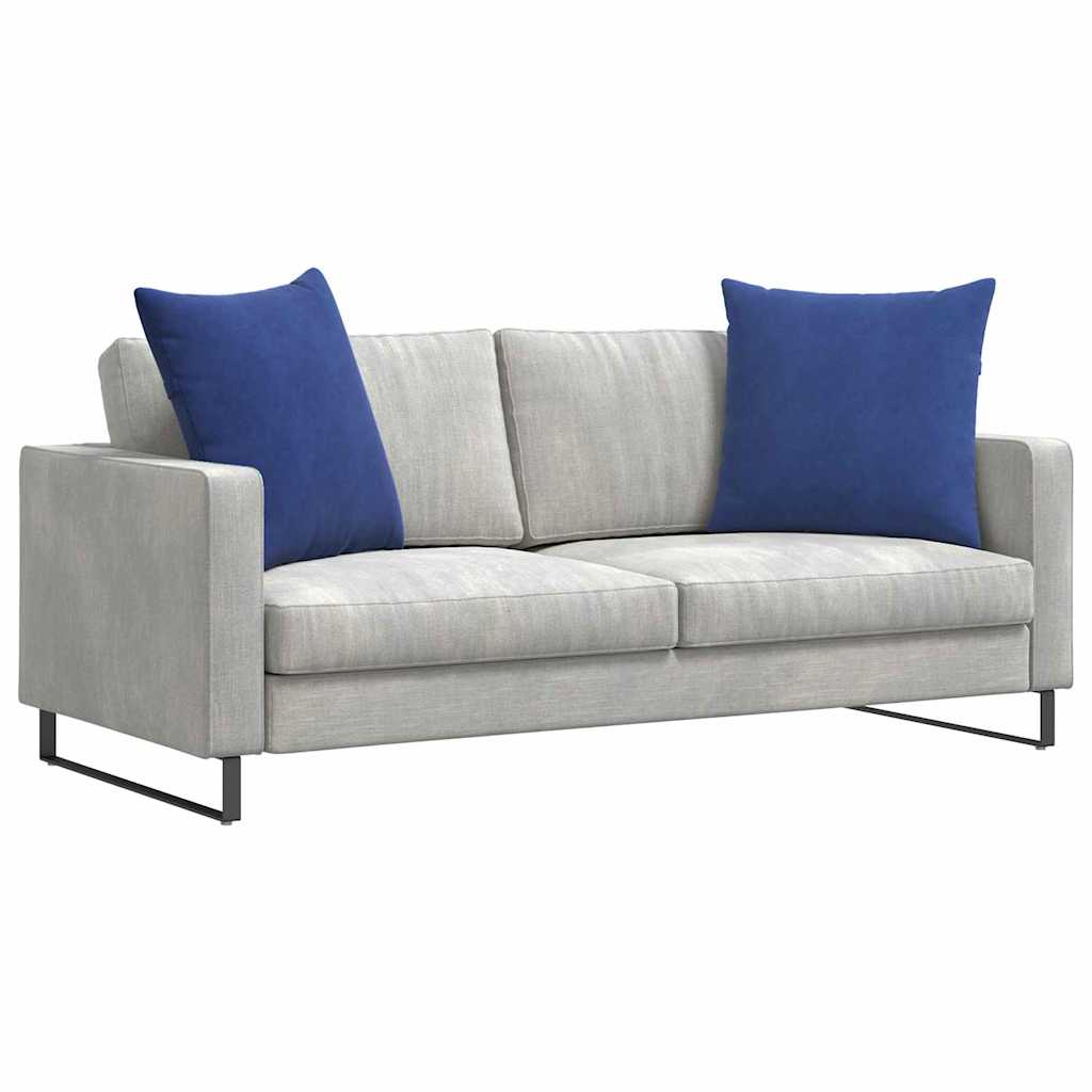 VidaXL Sofakissen, 2 Stück, Polizeiblau, 60 x 60 cm Cordstoff
