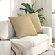 VidaXL Sofakissen 2 Stück grau grün 60 x 60 cm Cordstoff