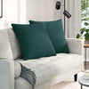 VidaXL Sofakissen 2 Stück dunkelgrün 80 x 80 cm Stoff