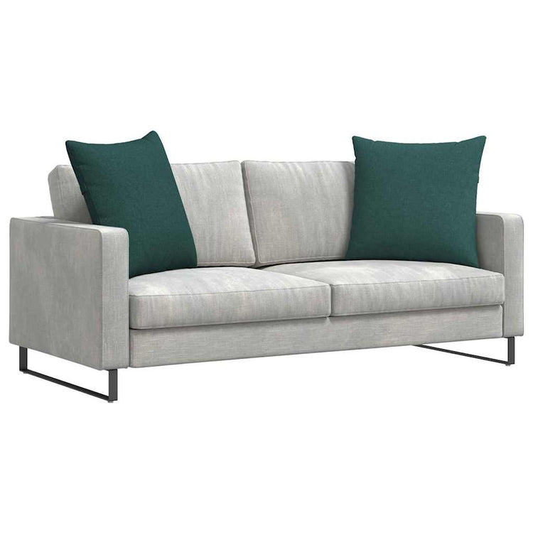 VidaXL Sofakissen 2 Stück dunkelgrün 80 x 80 cm Stoff