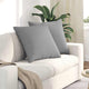 VidaXL Sofakissen 2 Stk. Wolkengrau 80 x 80 cm Stoff