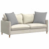 VidaXL Sofakissen 2 Stk. Wolkengrau 80 x 80 cm Stoff