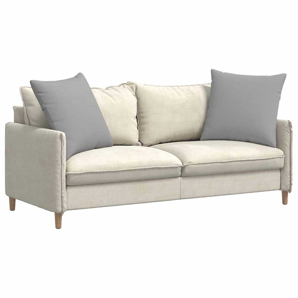 VidaXL Sofakissen 2 Stk. Wolkengrau 80 x 80 cm Stoff