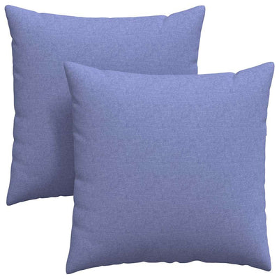 VidaXL Sofakissen 2 Stk. Jeansblau 80 x 80 cm Stoff