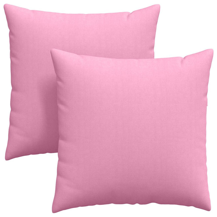 VidaXL Sofakissen 2 Stück rosa 80 x 80 cm Stoff