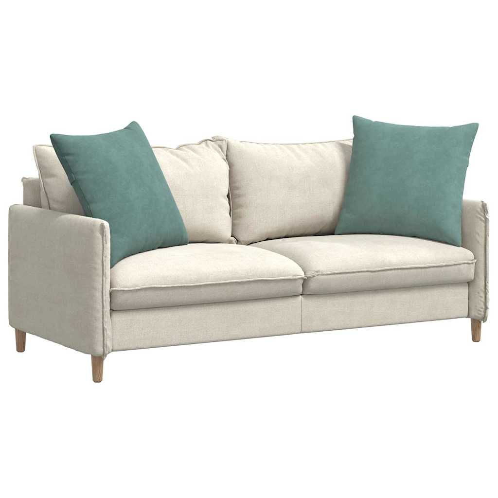 VidaXL Sofakissen 2 Stück Seegrün 80 x 80 cm Cordstoff