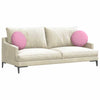 VidaXL Sitzkissen 2 Stück rosa ø40 x 13 cm Stoff