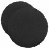Vidaxx Sitzkissen 2 Stück schwarz ø50 x 19 cm Stoff