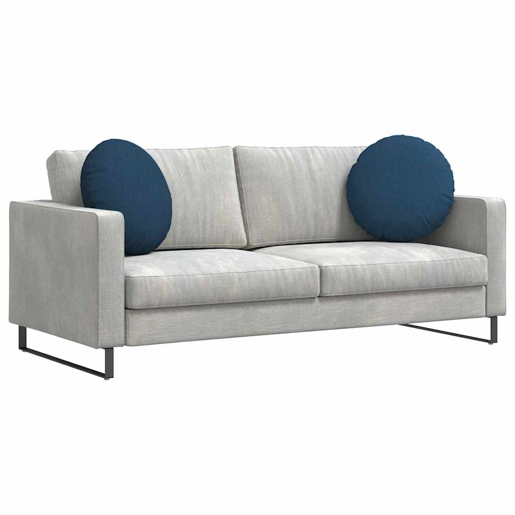 Vidaxx Sitzkissen 2 Stück blau ø50 x 19 cm Stoff