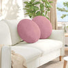Vidaxx Sitzkissen 2 Stück rosa ø 40 x 13 cm Samt