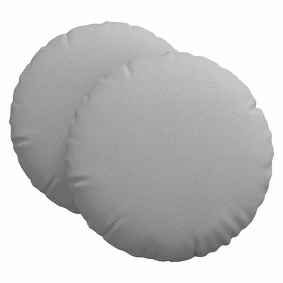 Vidaxx Sitzkissen 2 Stk. Wolkengrau ø60 x 21 cm Stoff