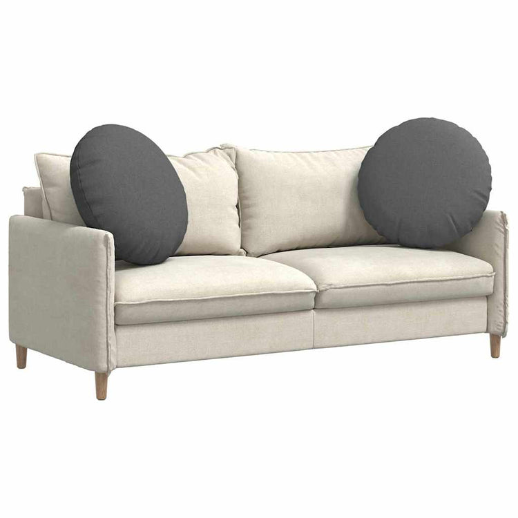 Vidaxx Sitzkissen 2 Stück dunkelgrau ø80 x 29 cm Stoff